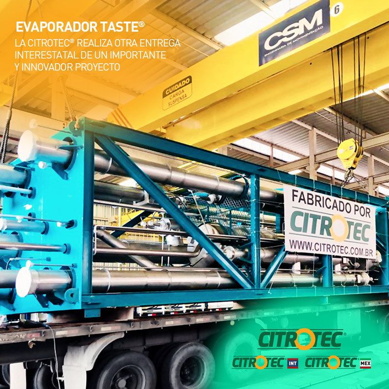 Citrotec® - Evaporador TASTE® para agua de coco